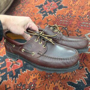 Timberland Men's Dark Brown Boat Shoes